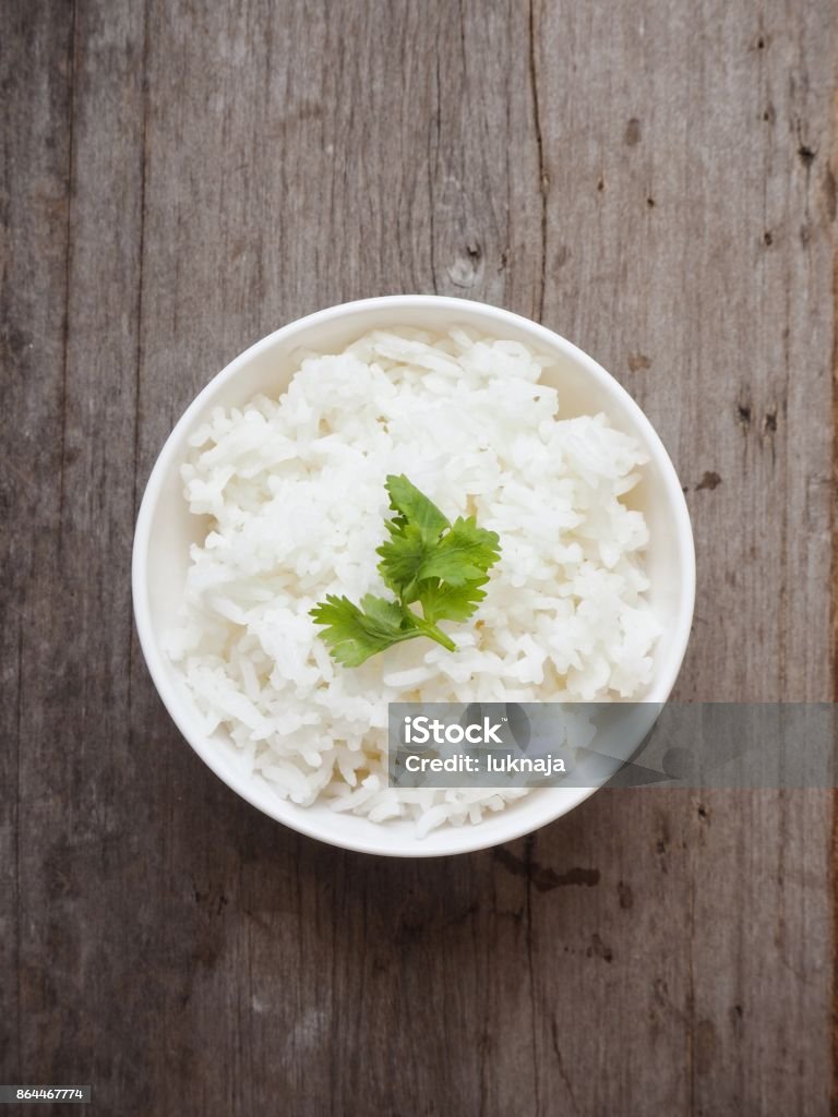Cooked Rice Rreal Photo Cooked Rice Stock Photo - Download Image Now - Appetizer, Basil, Boiled ...