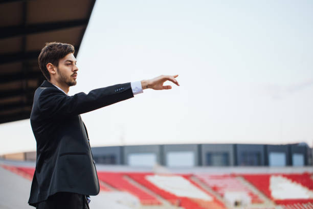 istock Sports manager on the stadium 864468142