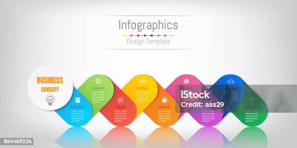 Infographic 9 옵션 부품 단계 일정 또는 프로세스와 비즈니스 데이터에 대 한 디자인 요소입니다 벡터 일러스트입니다 8-9 살에 대한 스톡 벡터 아트 및 기타 이미지