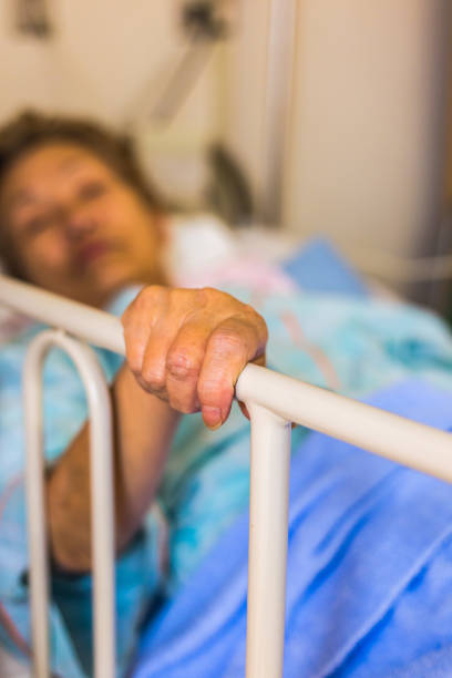 istock Elderly women hospitalized 864473580