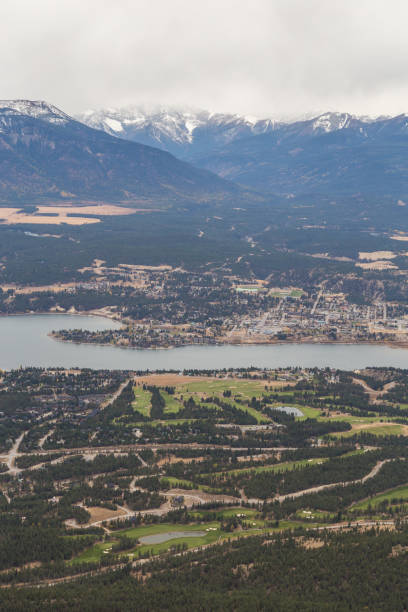 istock Aerial View of Invermere BC. 864475316
