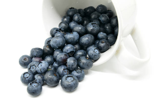 istock Tasty blueberries isolatedv 864475530