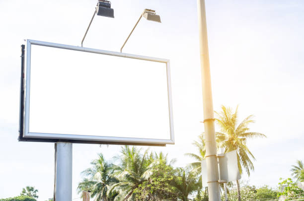 istock metal billboard on local road 864476764