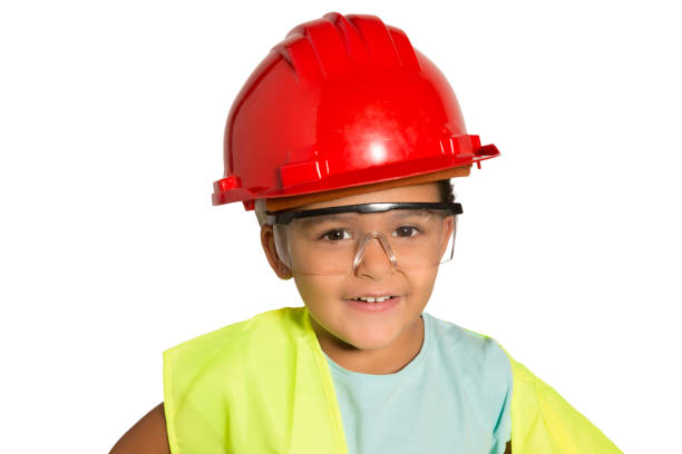 istock Little worker girl 864485092