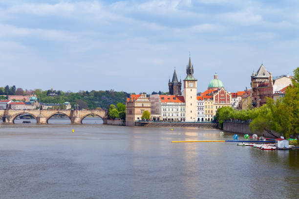 istock Old Prague view in summer day 864489320