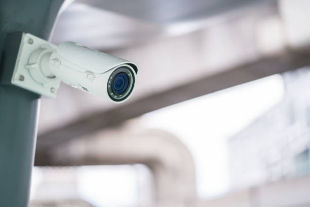 istock CCTV security camera system in the public space, watching indoor or outdoor area with dirty white cover 864490672