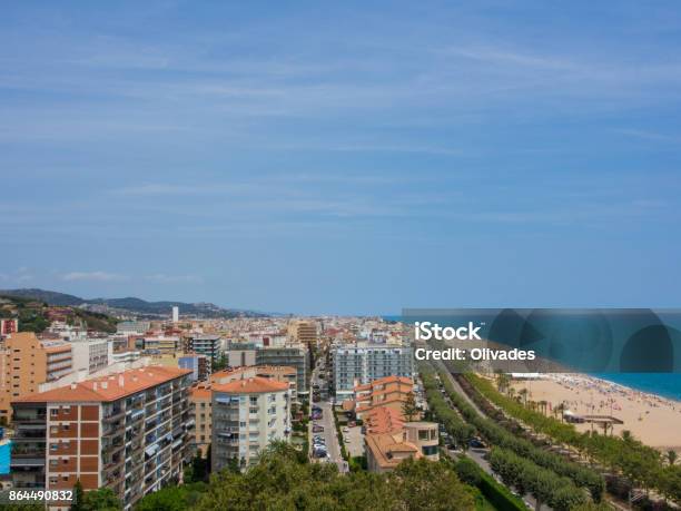 Calella Cityscape Spain Stock Photo - Download Image Now - Architecture, Bay of Water, Beauty