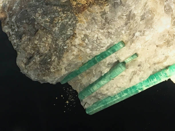 Precious stone rock crystal,It's crystal from calcite florite mineral stone. It's rough surface. Gemologist founded there in the natural. It's specific focus.