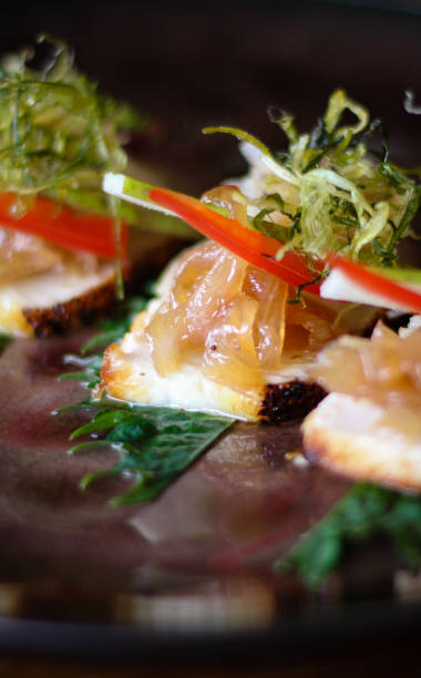 istock Japanese Fine Dining Hamachi Dish 864492338