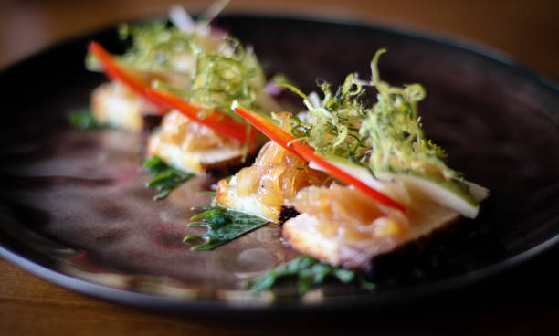 istock Japanese Fine Dining Hamachi Dish 864492366