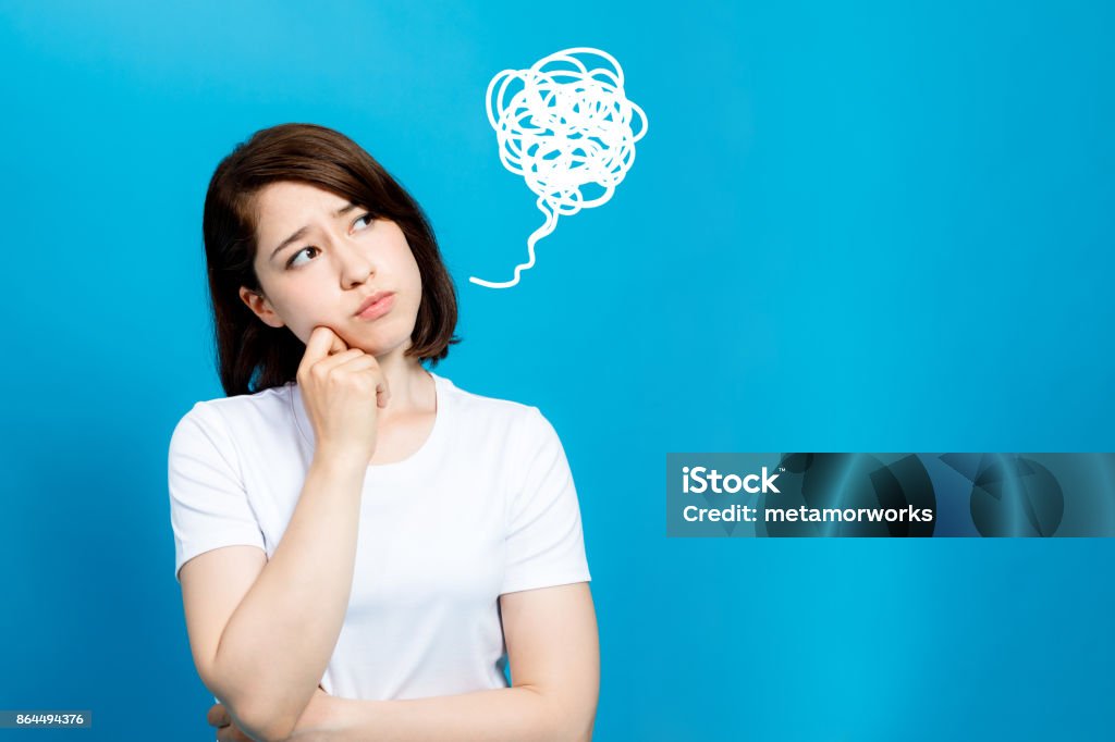 unsatisfying woman Worried Stock Photo