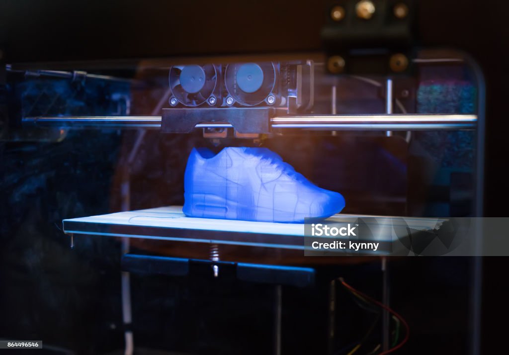 3D Printing Machine Three dimensional printing machine 3D Printing Stock Photo