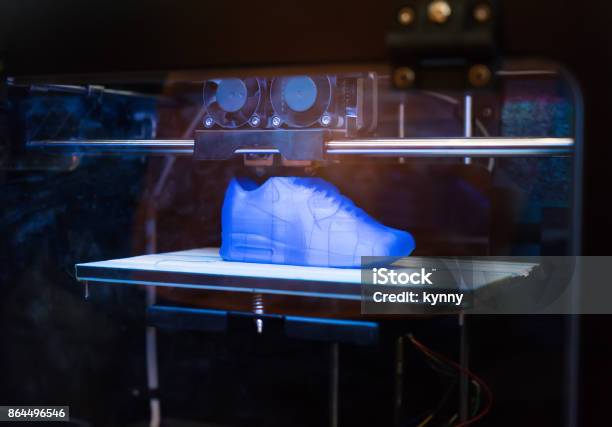 3d Printing Machine Stock Photo - Download Image Now - 3D Printing, Technology, Innovation