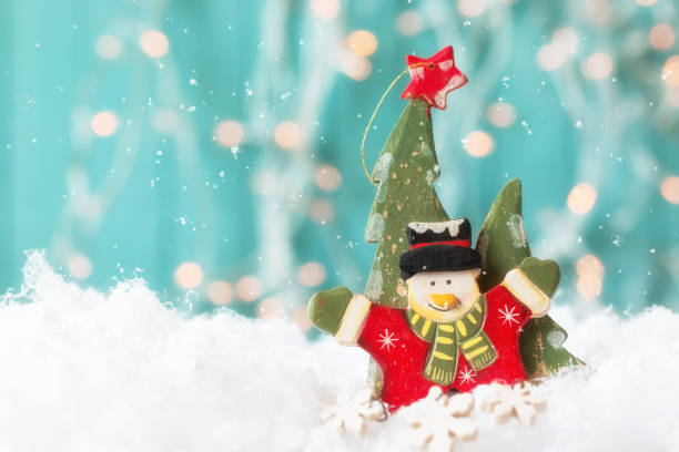 istock Christmas decoration on abstract background with tree light for holiday card 864499820