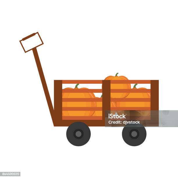 Handcart Icon Image Stock Illustration - Download Image Now - Adhesive Tape, Box - Container, Business Finance and Industry