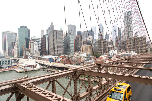 istock New York, Lower Manhattan skyline as seen from the Brooklyn Bridge 864503438