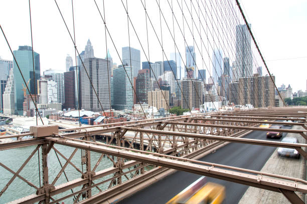 istock New York, Lower Manhattan skyline as seen from the Brooklyn Bridge 864504382