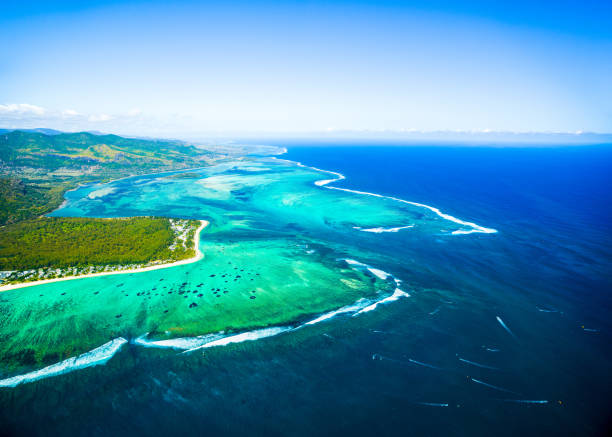 istock Aerial view of Mauritius island 864510330