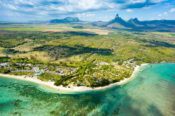 istock Aerial view of Mauritius island 864510348