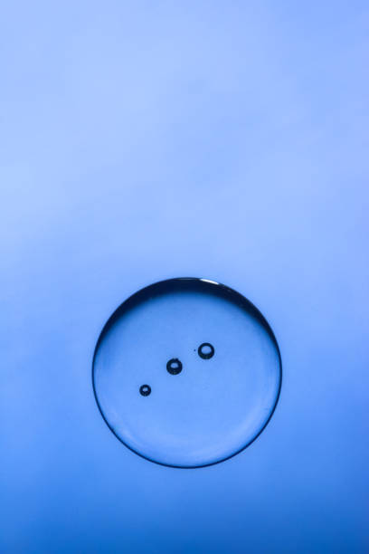 istock Oil bubble in water w 864511956