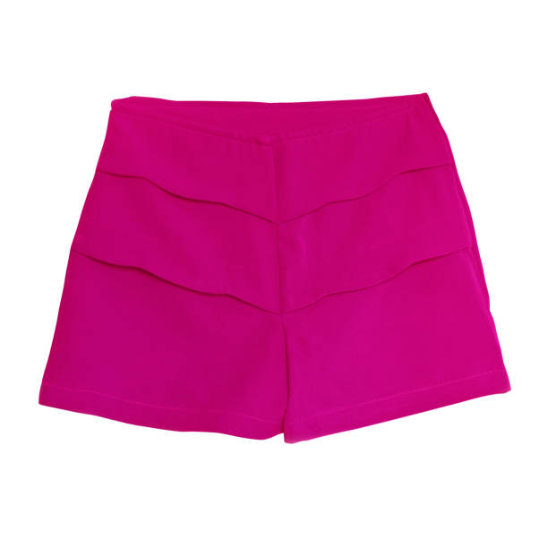 istock Pink female short pant isolated on white background with working path 864514008