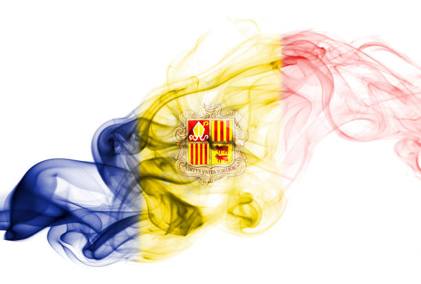 Andorra smoke flag