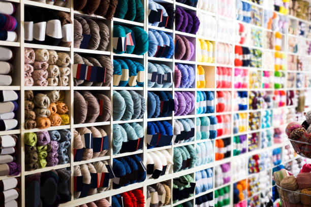 istock Shelves with assotrment is staying 864521444
