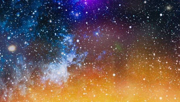 istock Milky way on the space background 864527324