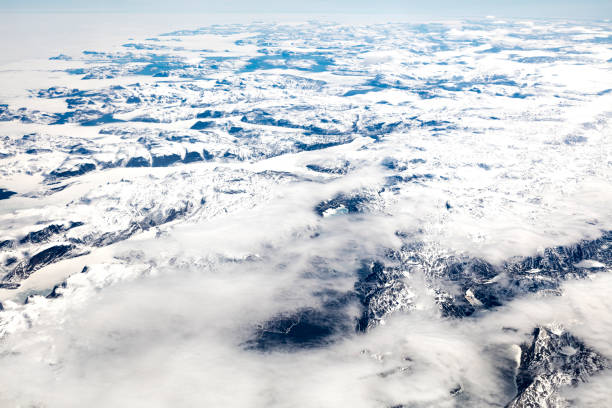 istock Arctic Landscape in Greenland, Aerial View 864536624