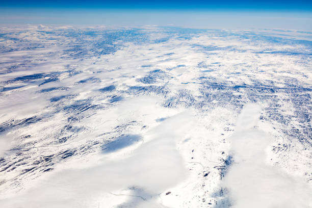 istock Arctic Landscape in Greenland, Aerial View 864543808