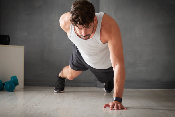 istock The perfect one handed push up 864549496
