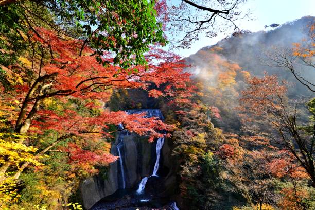 Fukuroda Falls, located in Daigo-machi, Ibaragi 