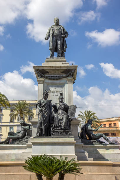 istock Camillo Benso, Count of Cavour statue in Rome 864553934