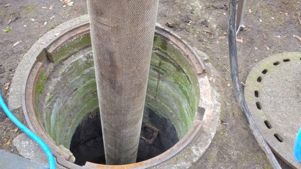 istock Sewage treatment, cleaning of the sewage system 864557472