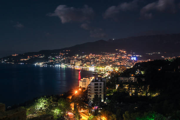 istock Lights of the night Yalta. 864558824