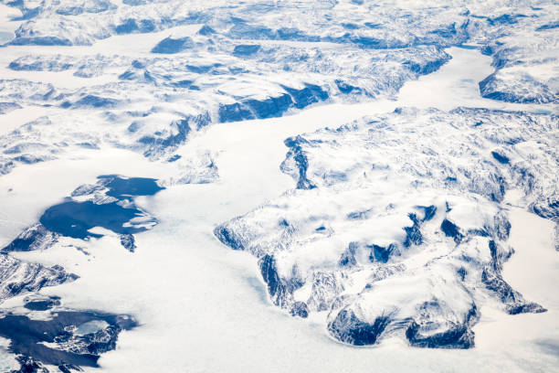 istock Aerial view of Greenland 864561288