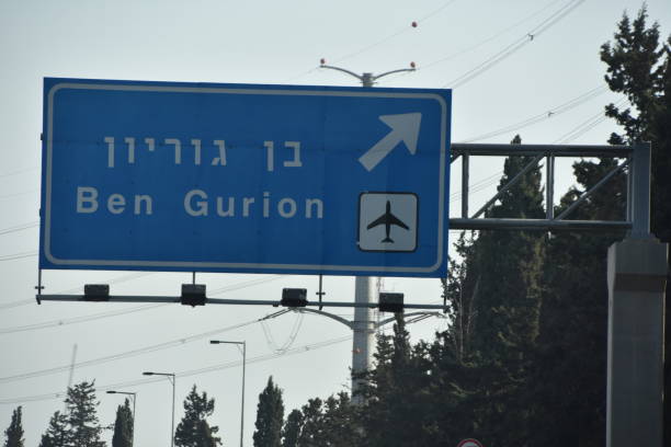 Road sign in Israel