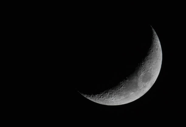 young moon full resolution of sharp young moon crescent photos stock pictures, royalty-free photos & images