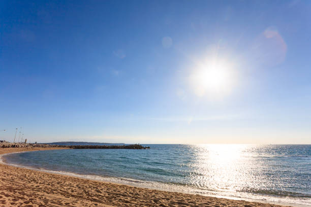 istock Cannes beach day view, France. 864568962
