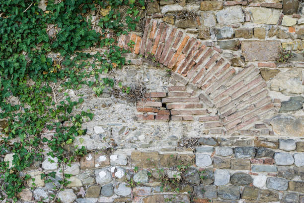 istock Old Stone Wall, Florence, Italy 864570952