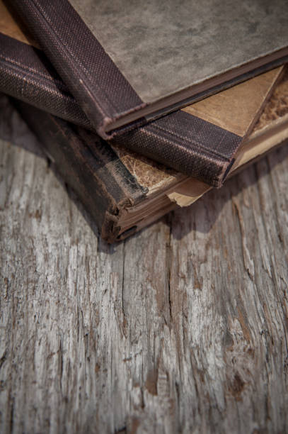 istock Vintage old books on the old wood 864573822