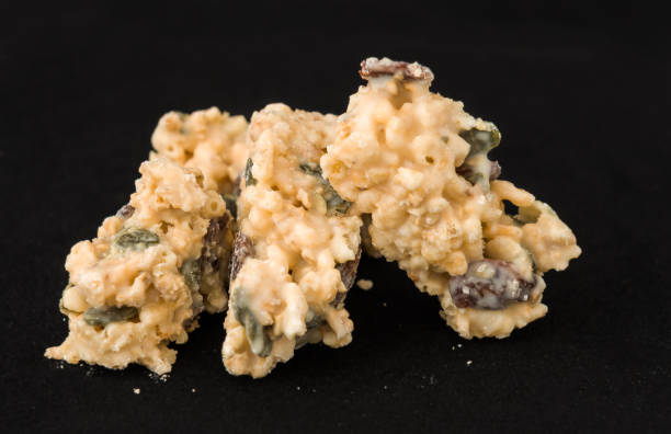 istock Raisin & Cranbury Cookies on Black 864578456