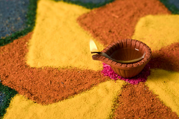 istock Diwali oil lamp 864580132