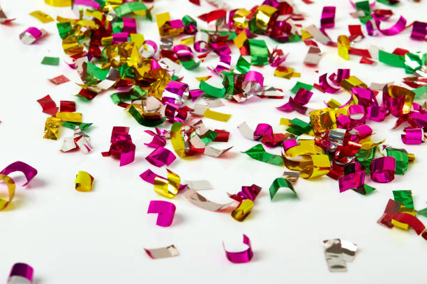 istock close up of confetti on white background 864580776