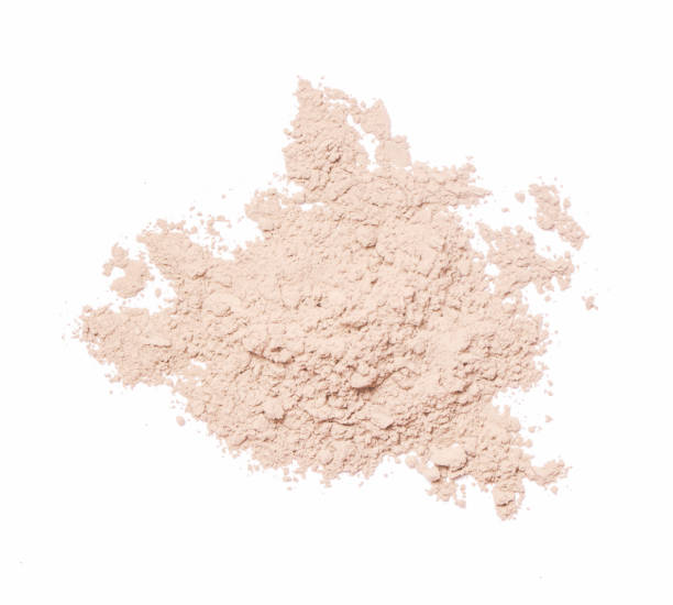 istock Cosmetic powder isolated on white 864589210