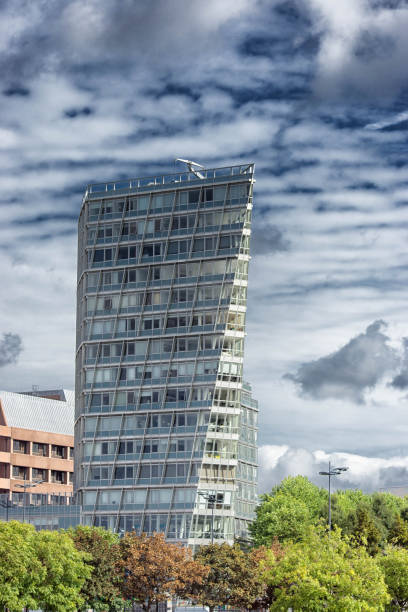 istock Modern apartment block in Liverpool 864591240
