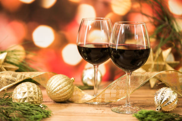 istock Christmas holiday party, wine tasting event. 864608432