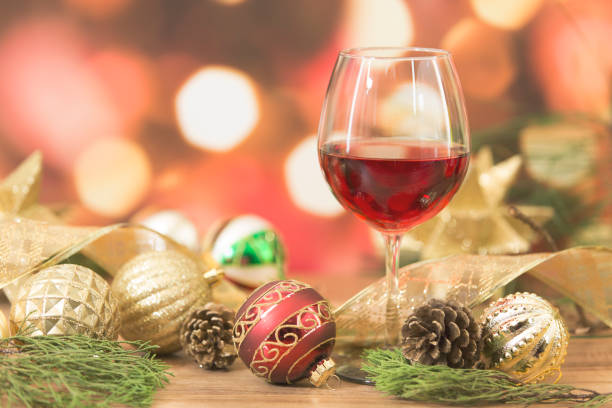 istock Christmas holiday party, wine tasting event. 864608590