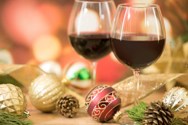 istock Christmas holiday party, wine tasting event. 864614438