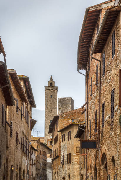 istock Street in San Gimignano, Italy 864615902